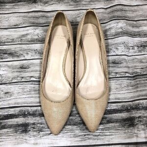 Cole Haan Beige leather low heel size 9.5
